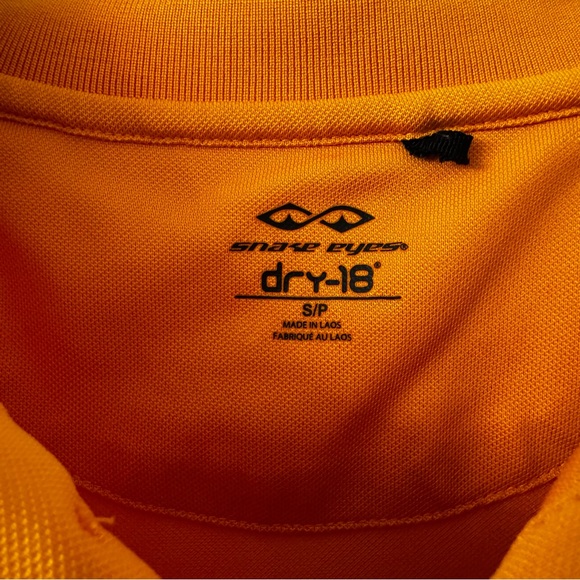 Snake Eyes Men’s Orange Golf Polo - Picture 4 of 5